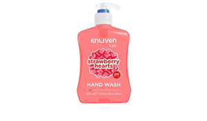 Enliven Hand Wash Kids Strawberry Hearts 500Ml