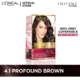 L'Oreal Paris Excellence Creme Hair Color # 4.1 Profound Brown